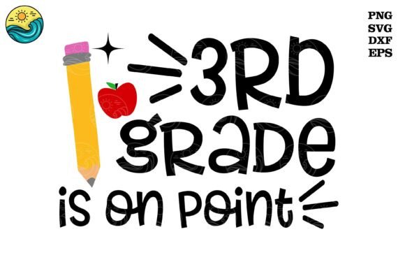 3rd Grade on Point Back to School SVG: A Versatile Design for Creative Projects