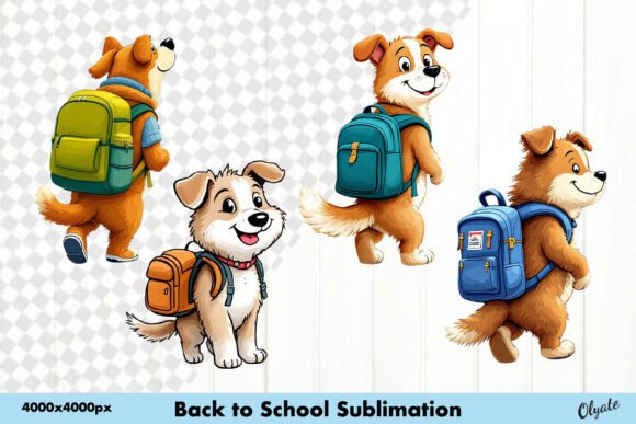 Back to School Clip Art and Dog Designs