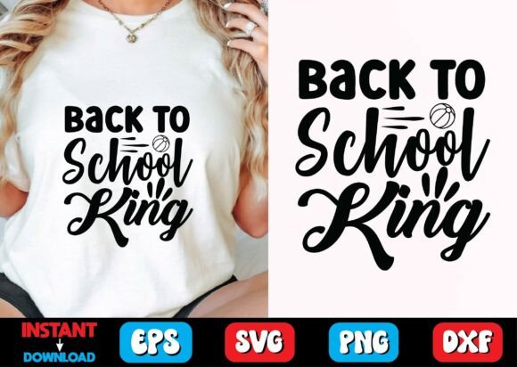 Back to School King SVG Design: A Versatile Tool for Creative Professionals and Entrepreneurs