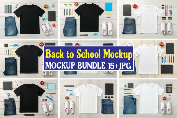 Back to School Mockup Bundle 02: A Powerful Tool for Designers and Entrepreneurs