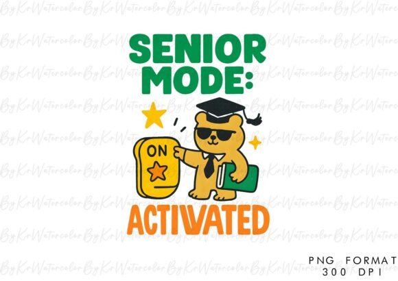 Back to School Senior Mode PNG