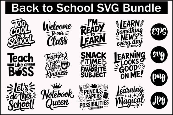 Back to School SVG Pack