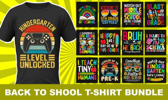 Back to School T-Shirt Bundle