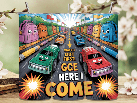 Here I Come Back to School Tumbler Wrap