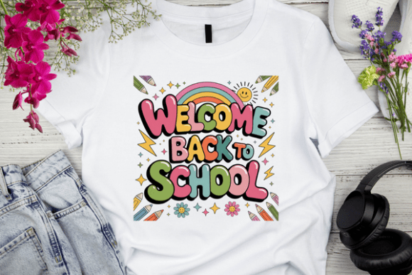 Welcome Back to School PNG T-Shirt Design: A Guide for Creative Projects